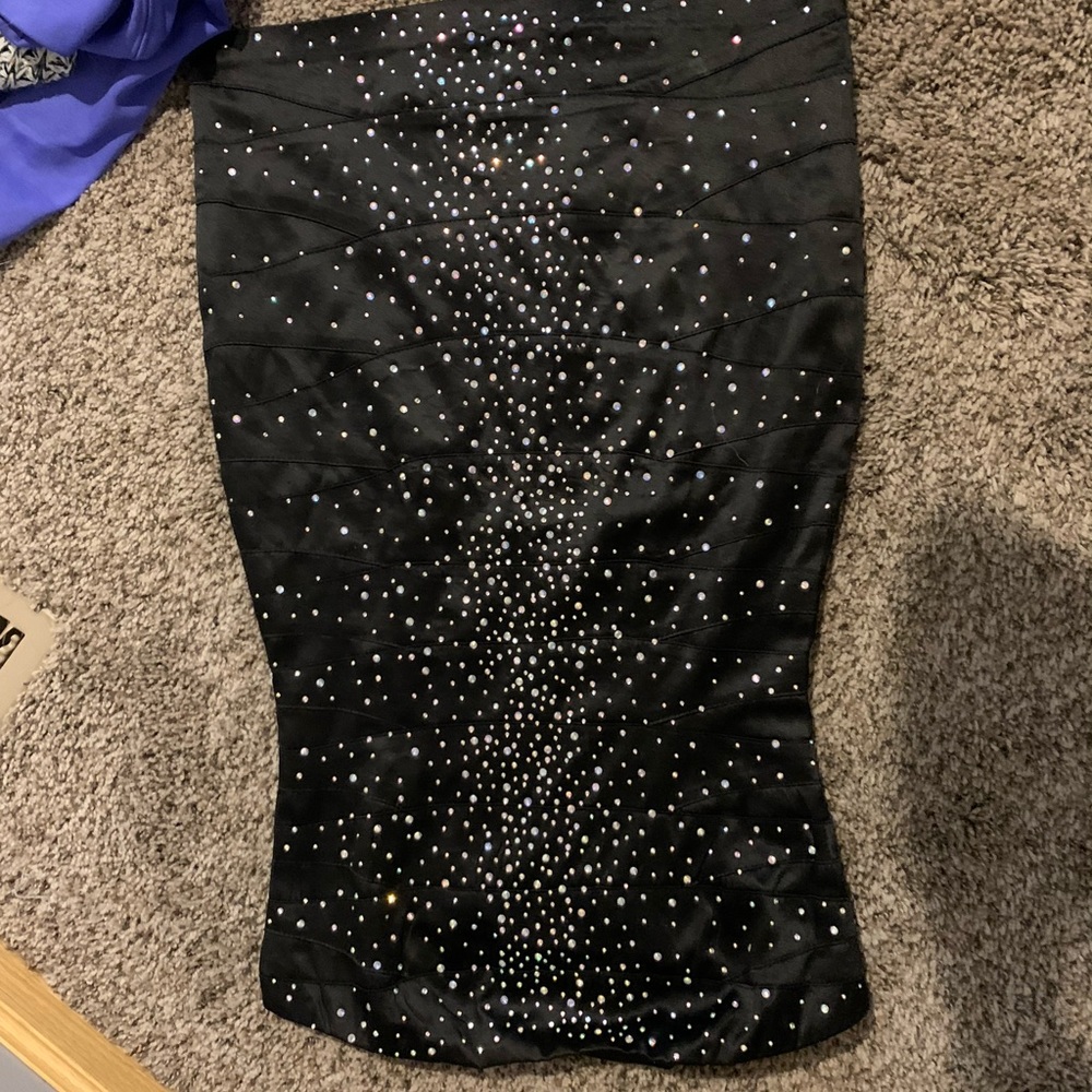 Sparkly black dress